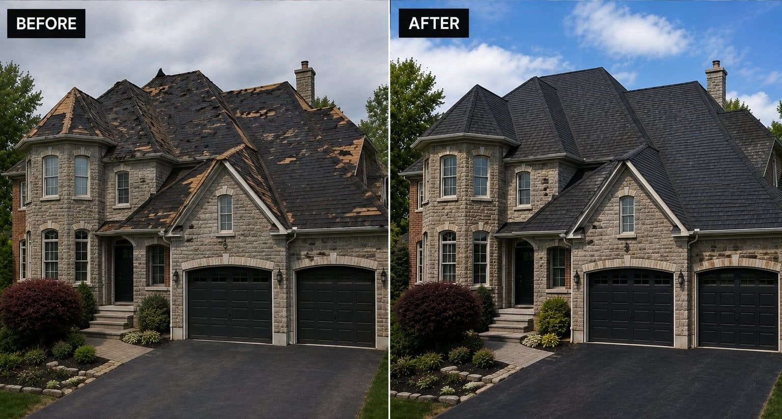 Storm Damage Replacement in Burlington, Ontario