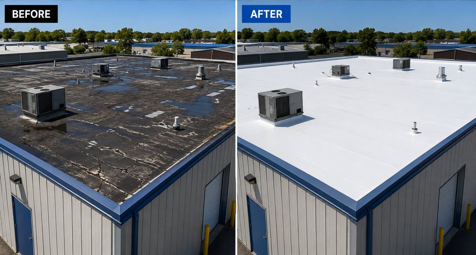 Commercial Re-Roof in Brantford, Ontario